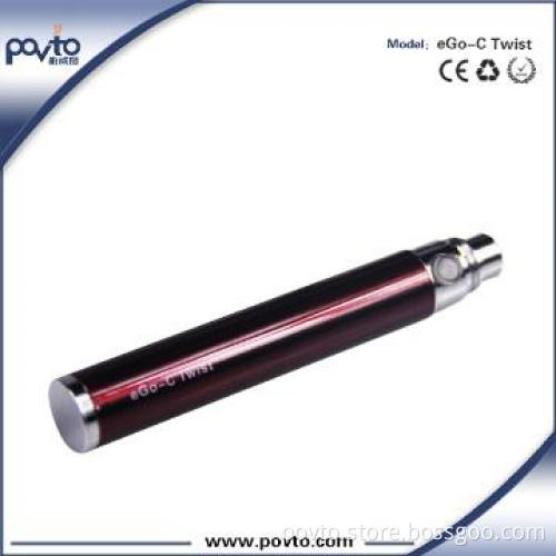 2013 wholesale electronic cigarette Ego-c twist battery Variable volt